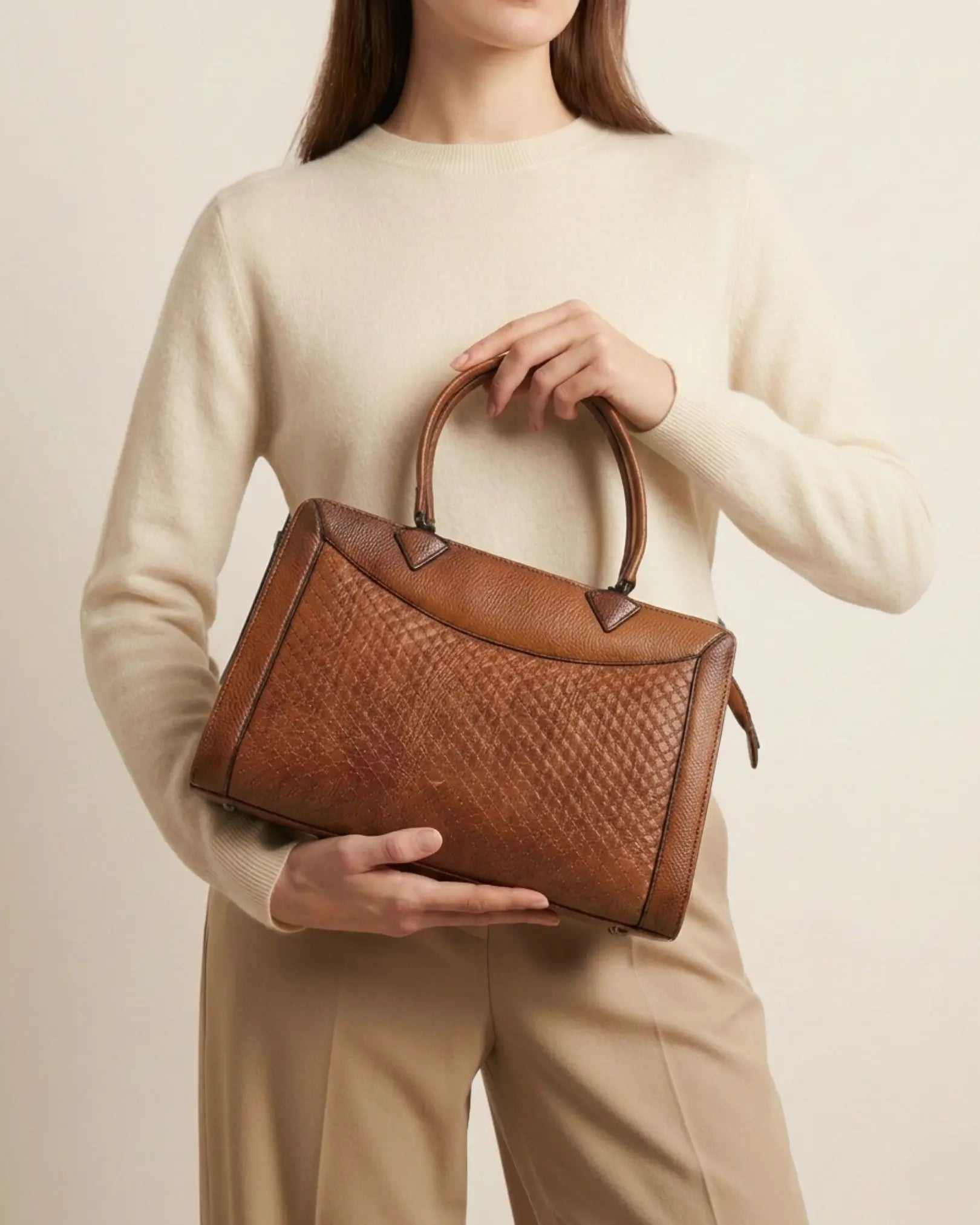 Verona Textured Handbag