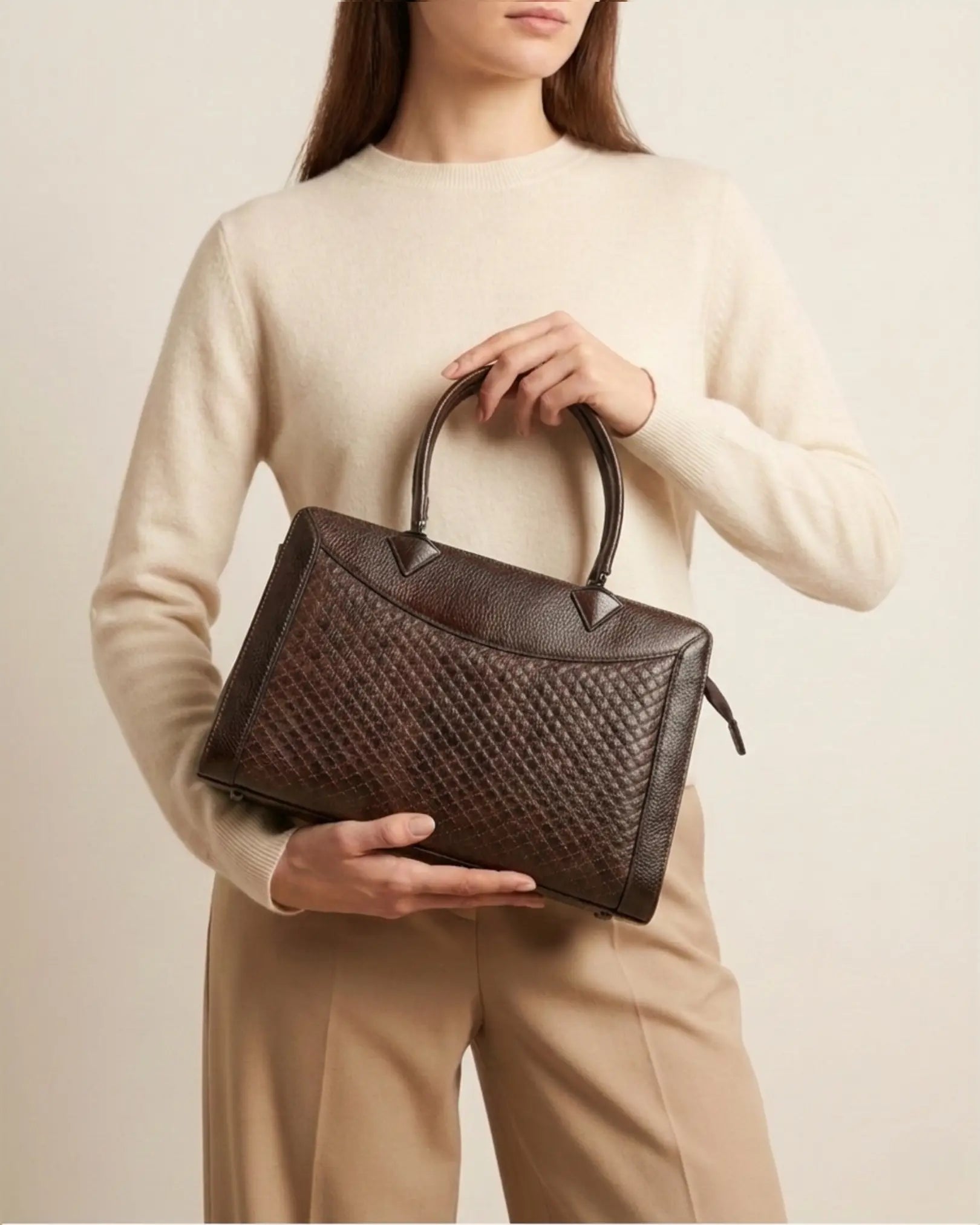 Verona Textured Handbag